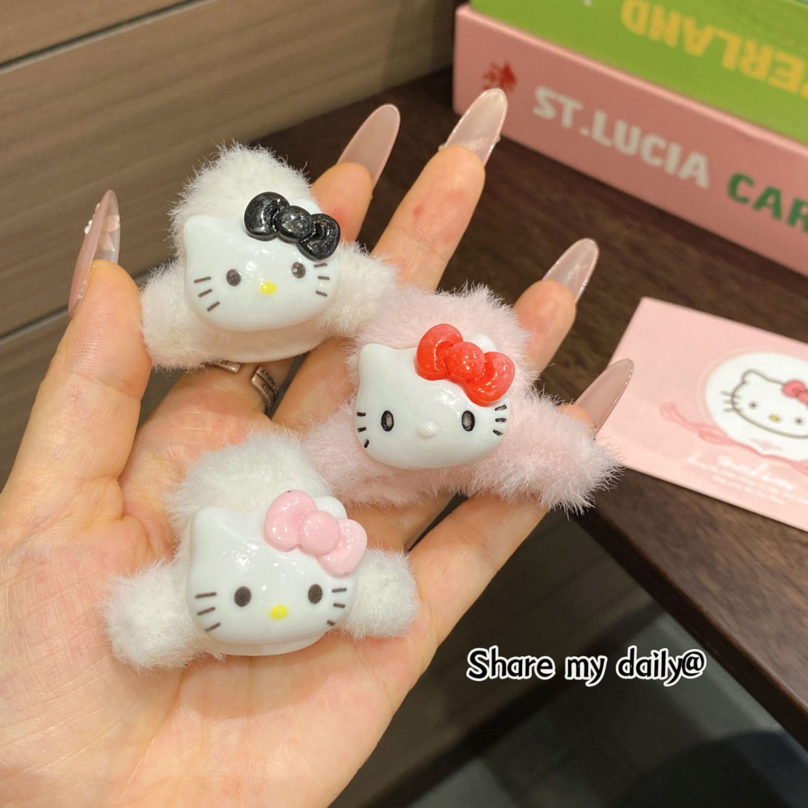 Gắp lông nhỏ hello kitty 4792