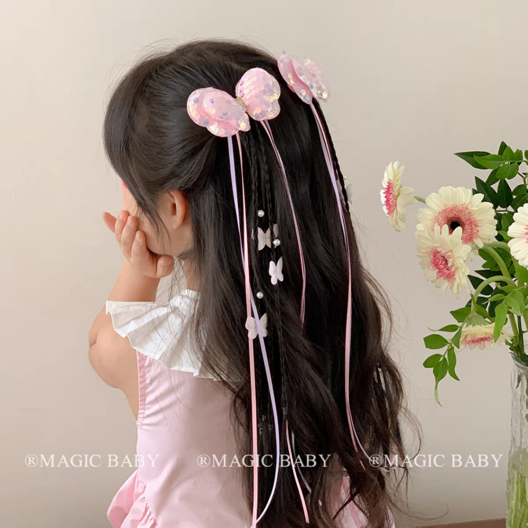 1 chiếc kẹp bướm tóc giả 1720
