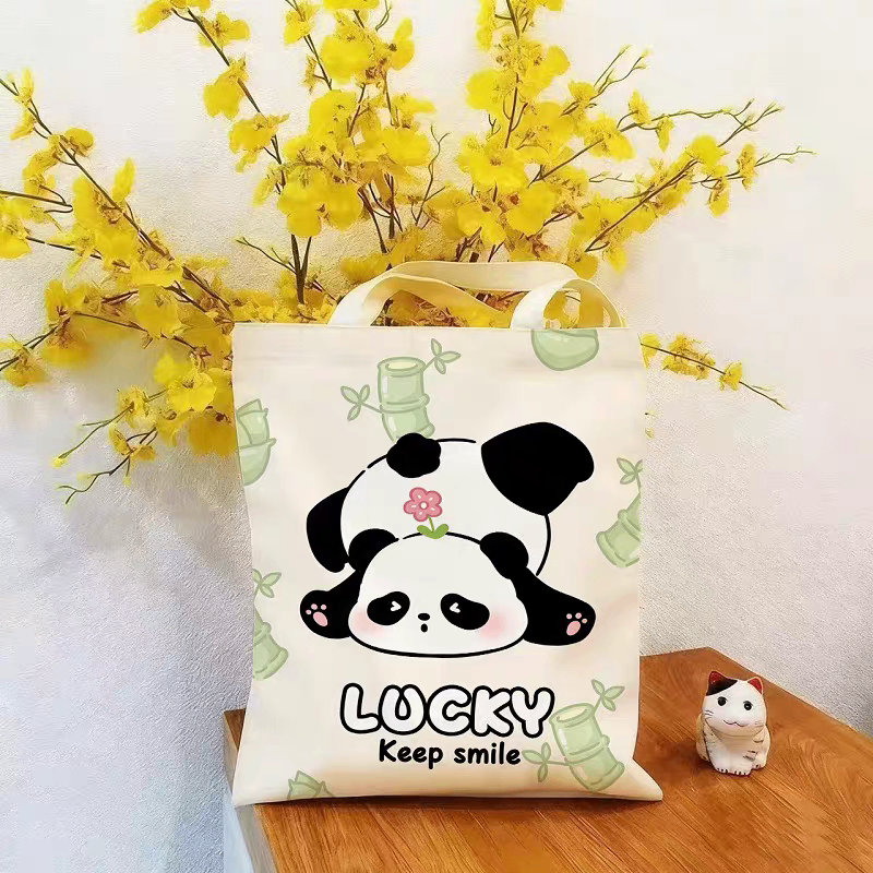 (Không khoá) Túi tote panda lucky 1016