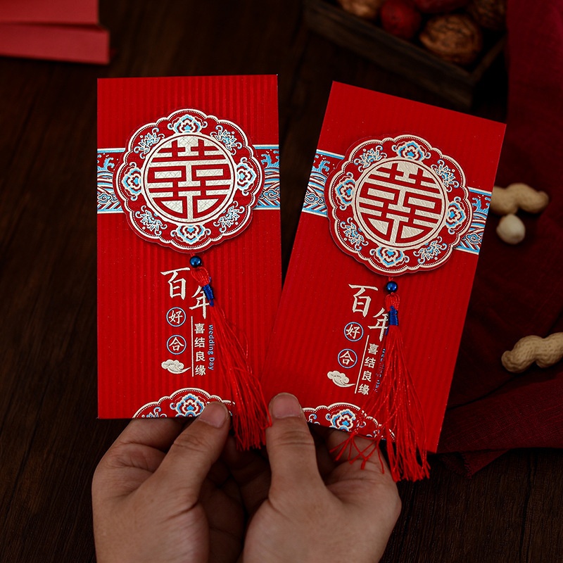 Set 2c bao lì xì tua rua lớn 1893