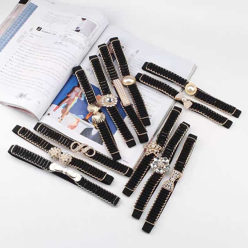 Belt váy xếp li nhỏ mặt đá 76