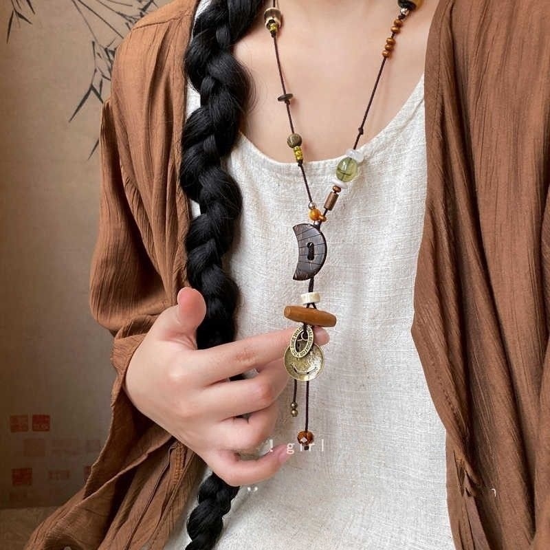 Vòng cổ dài mặt trăng mặt cười 224