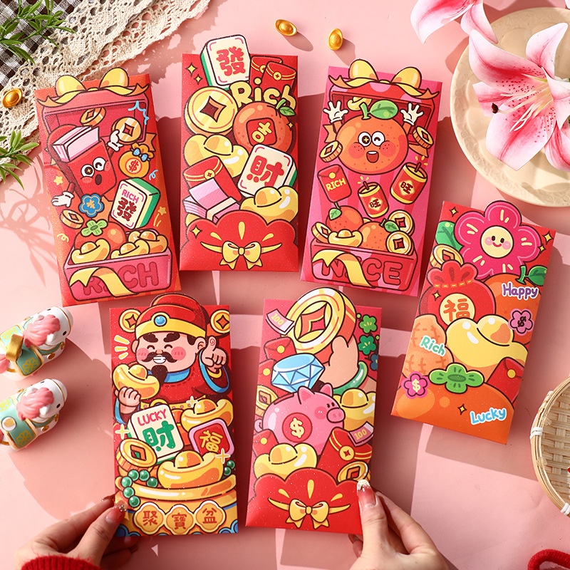Set 6 bao lì xì giàu có 1914