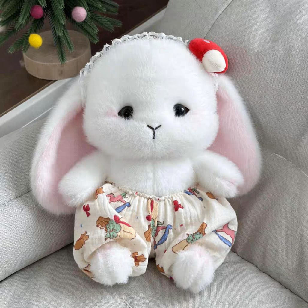 Gấu bông 22cm thỏ bính nấm 1024