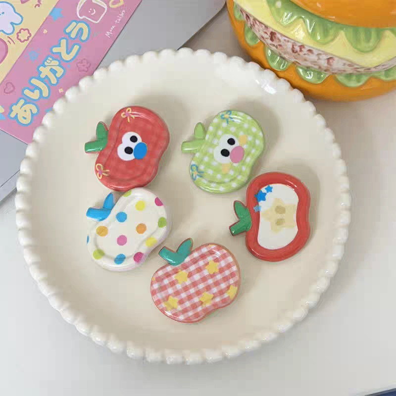 Set 2 kẹp mỏ vịt trái táo 1772