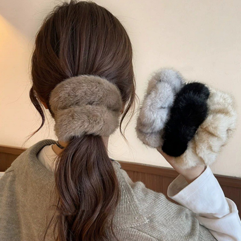 Cột scrunchies lông lớn 4892