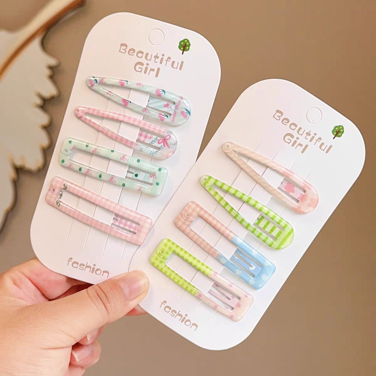 Set 4 tách vuông gn bóng hoạt tiết 1777