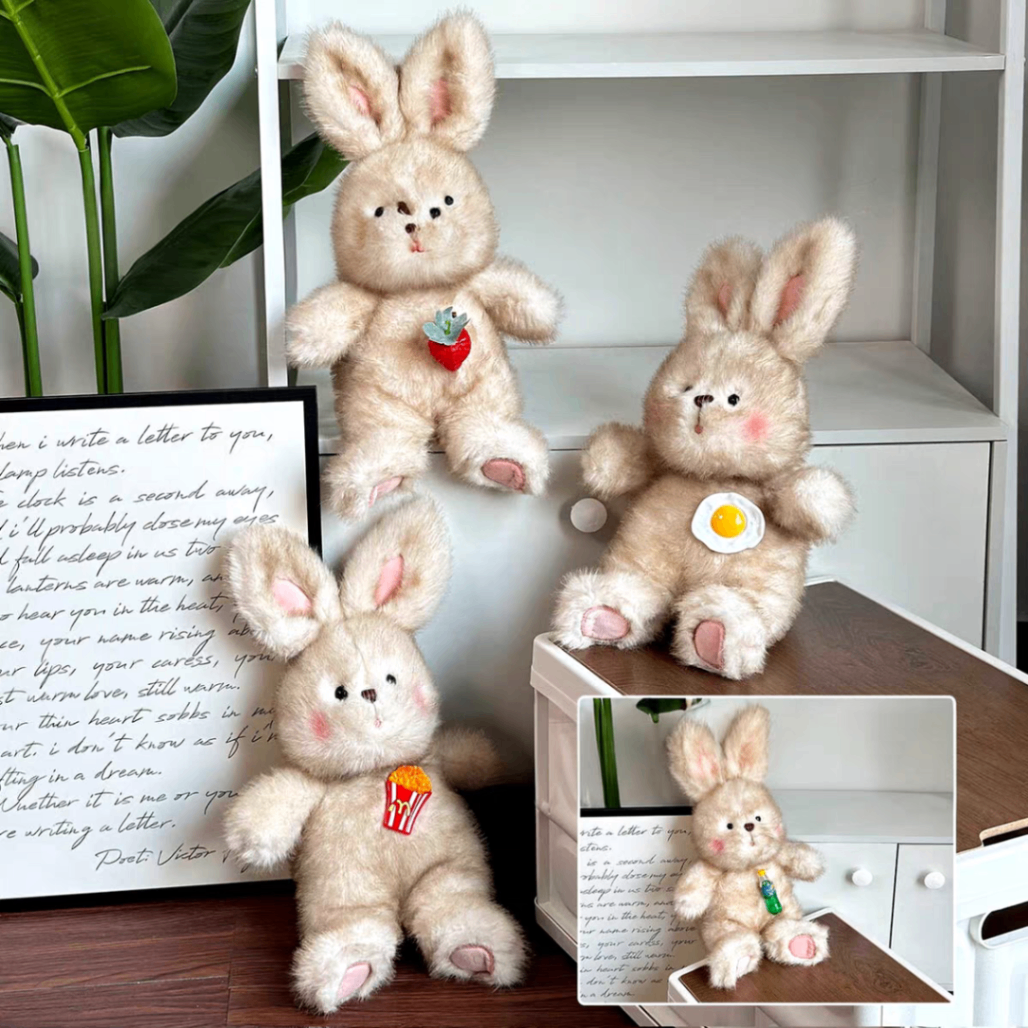 Gấu bông thỏ dơ 1028