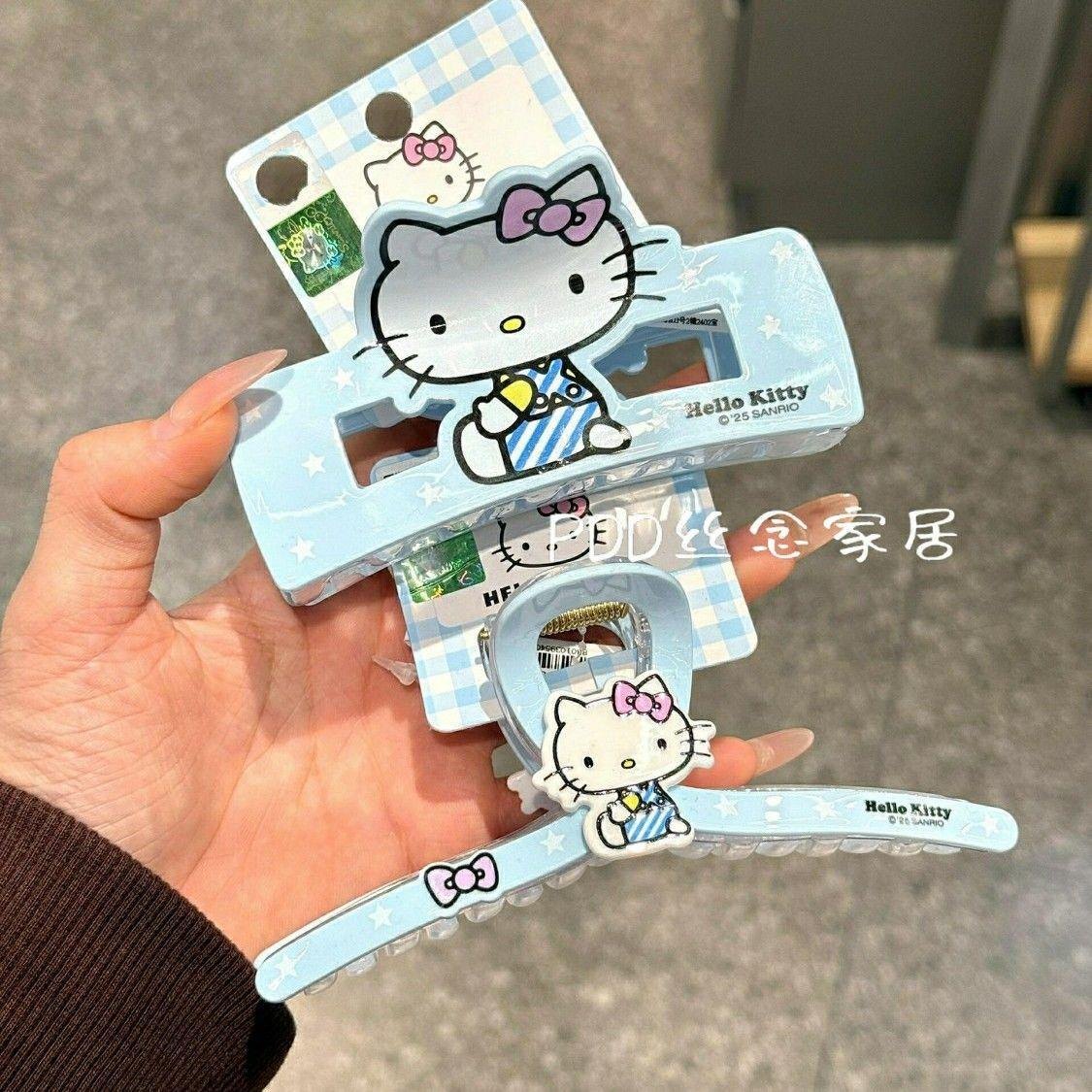 Gắp mica hello kitty xanh 4932