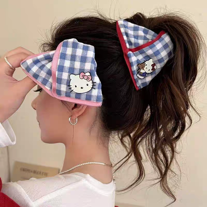 Gắp tam giác hello kitty xanh 4975