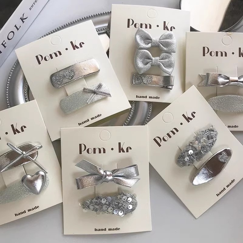 Set 2 kẹp bạc 4949