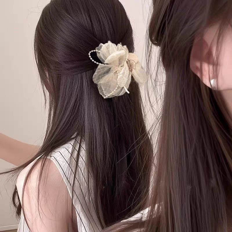 Gắp hoa vải voan dây ngọc 4979