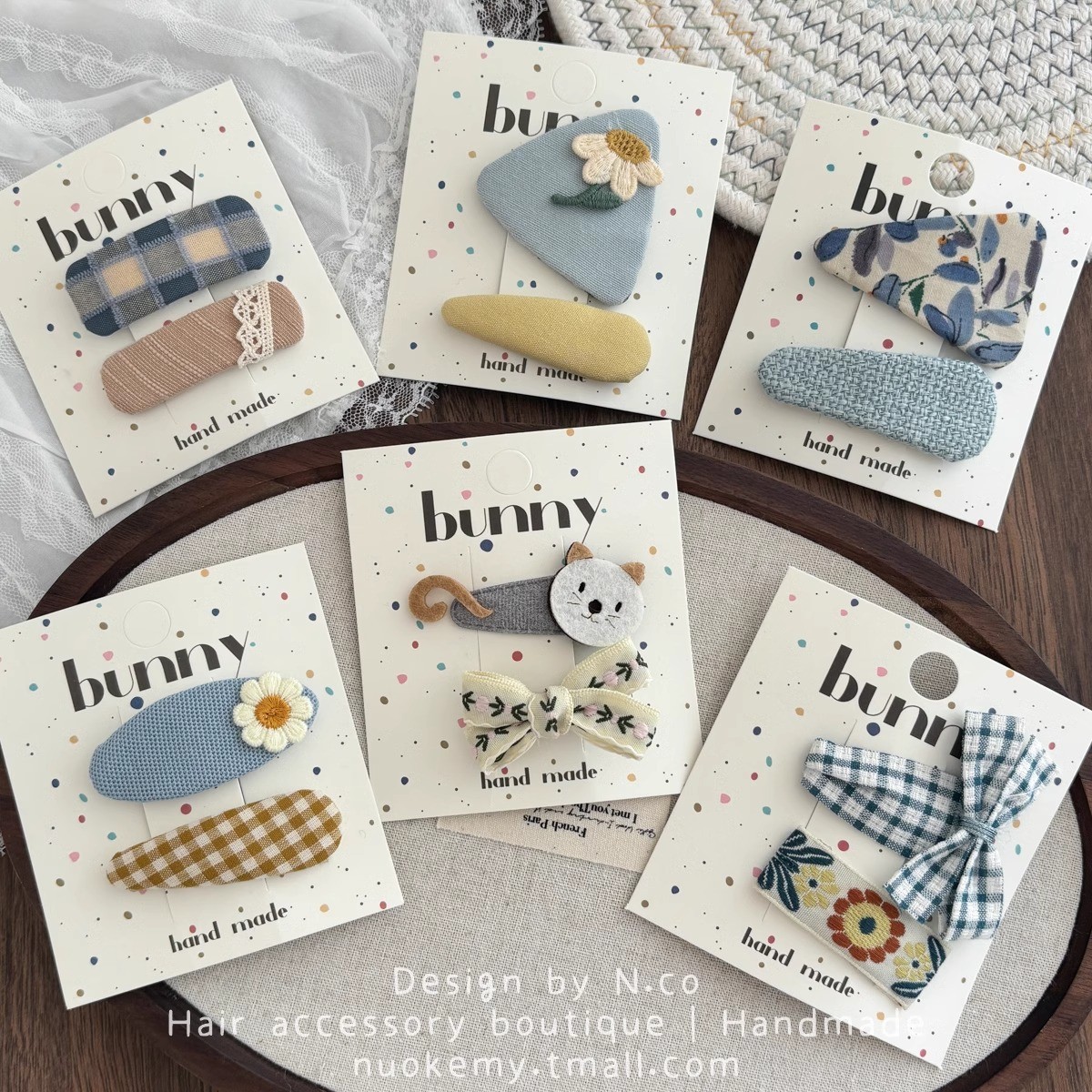 Set 2 kẹp tách vải hoa 4951