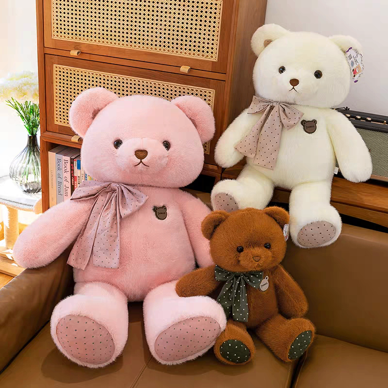 Gấu bông gấu nơ chấm bi 95cm 1049