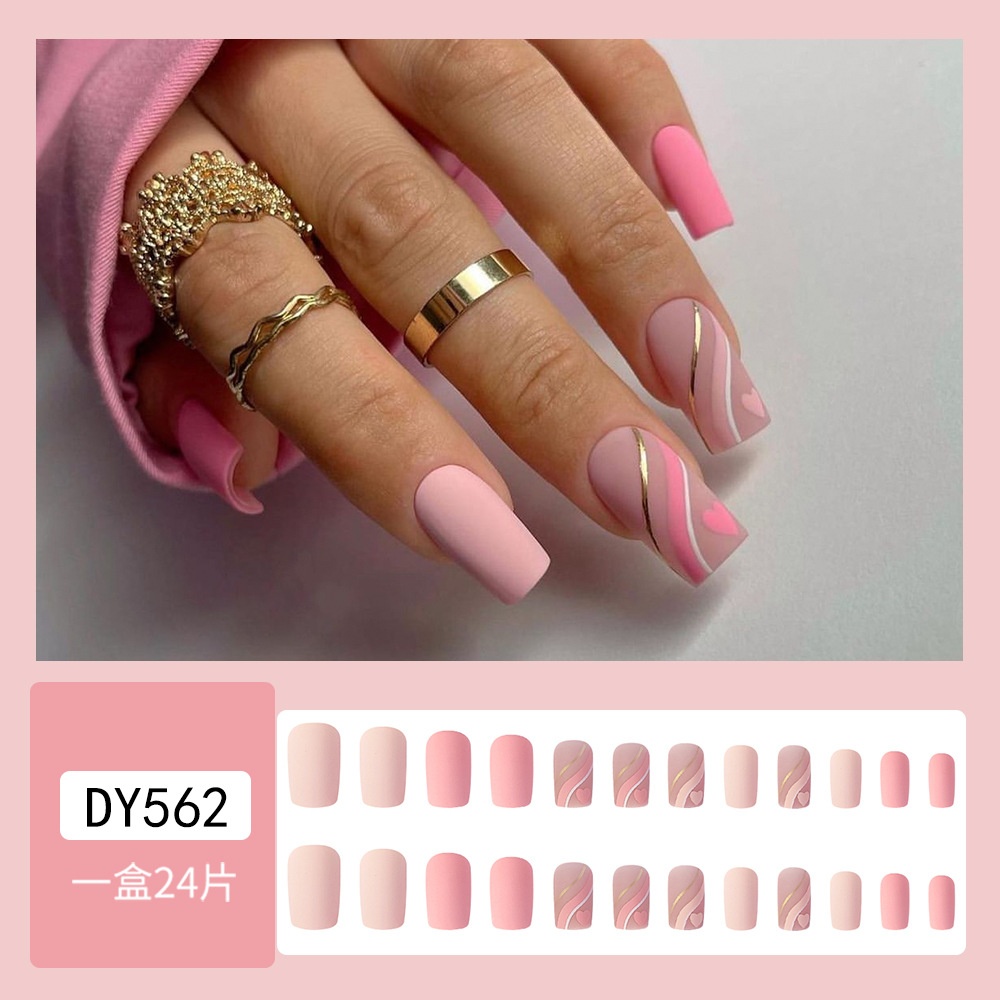 Set 24 móng tay giả dy562