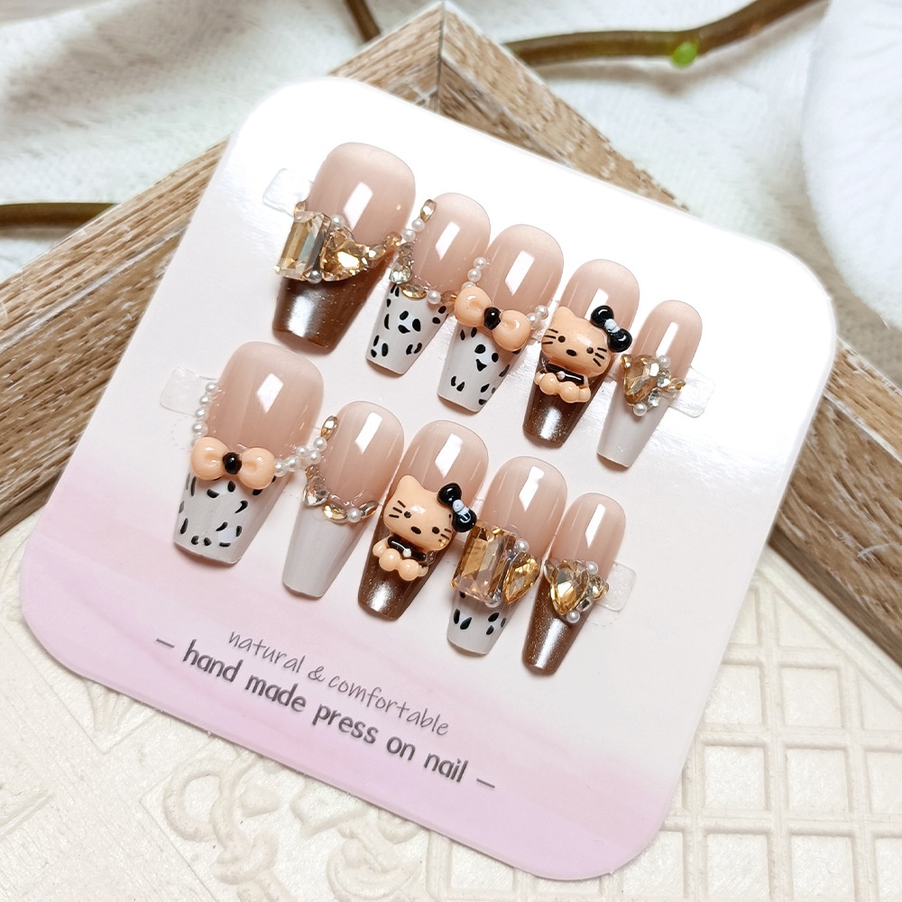 Set 10 móng tay giả thiết kế kmz672
