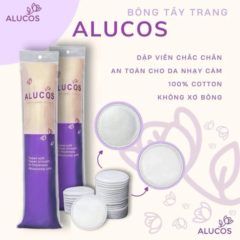 Bông tẩy trang alucos 150m 1948