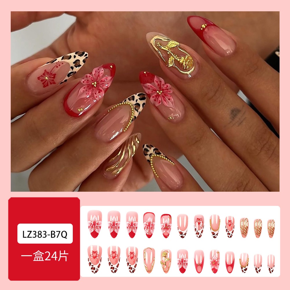 Set 24 móng tay giả lz383