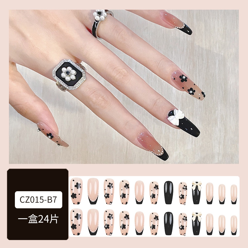 Set 24 móng tay giả cz015