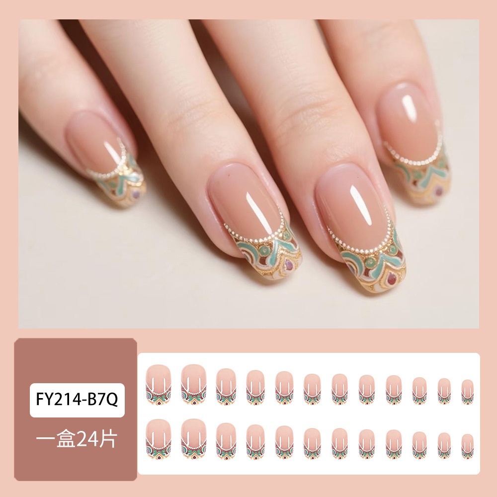Set 24 móng tay giả fy214