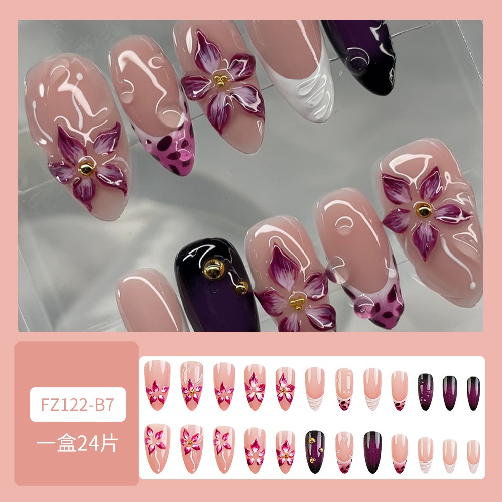 Set 24 móng tay giả FZ122