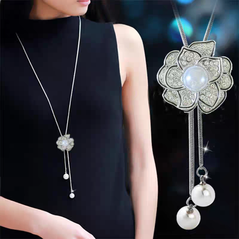 Vòng cổ tn dài đá hoa 240