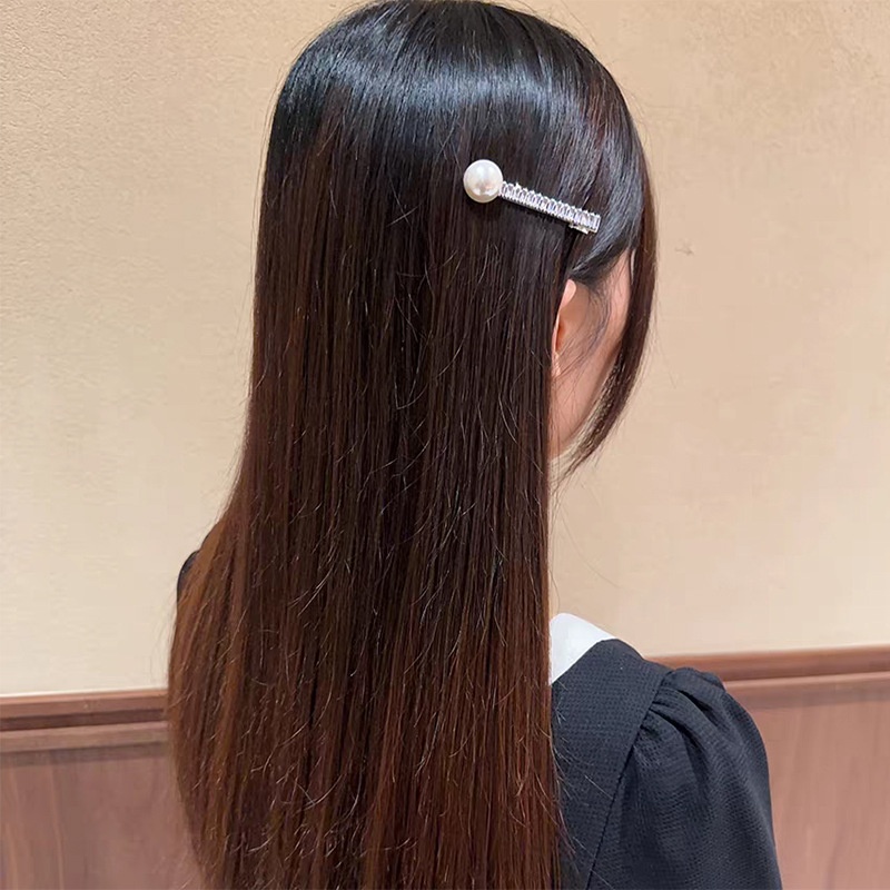 Kẹp mỏ vịt đá dài ngọc 5003