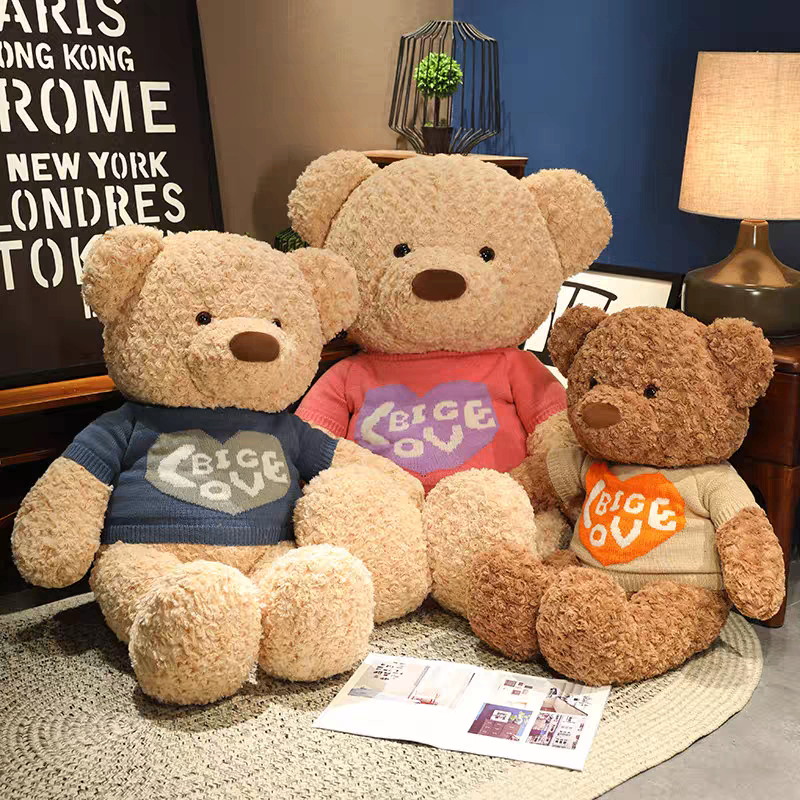 Gấu bông gấu teddy áo len 1064