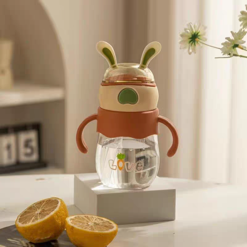 Bình nước tai thỏ love 450ml 308