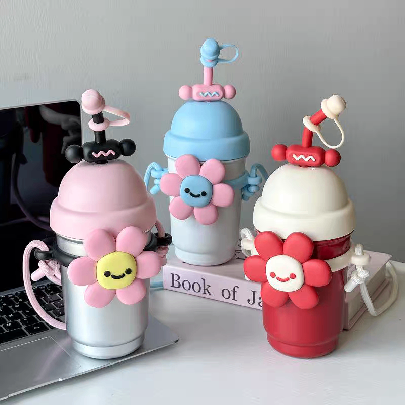 Bình nước giữ nhiệt hoa cúc 314