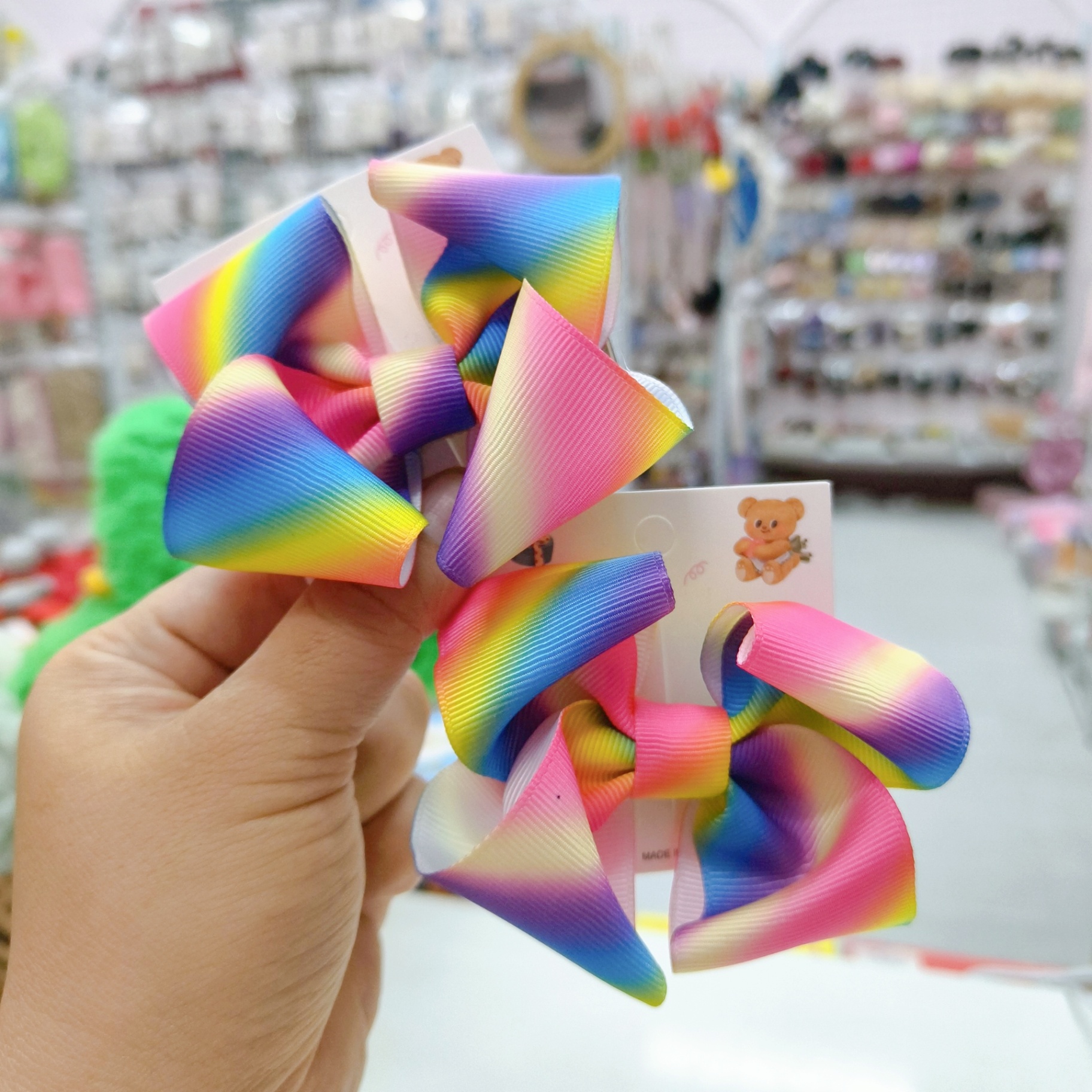 Kẹp nơ rainbow 5033