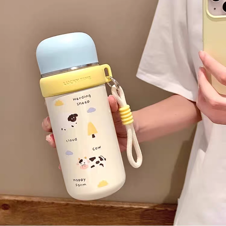 Bình nước giữ nhiệt happy farm 350ml 315