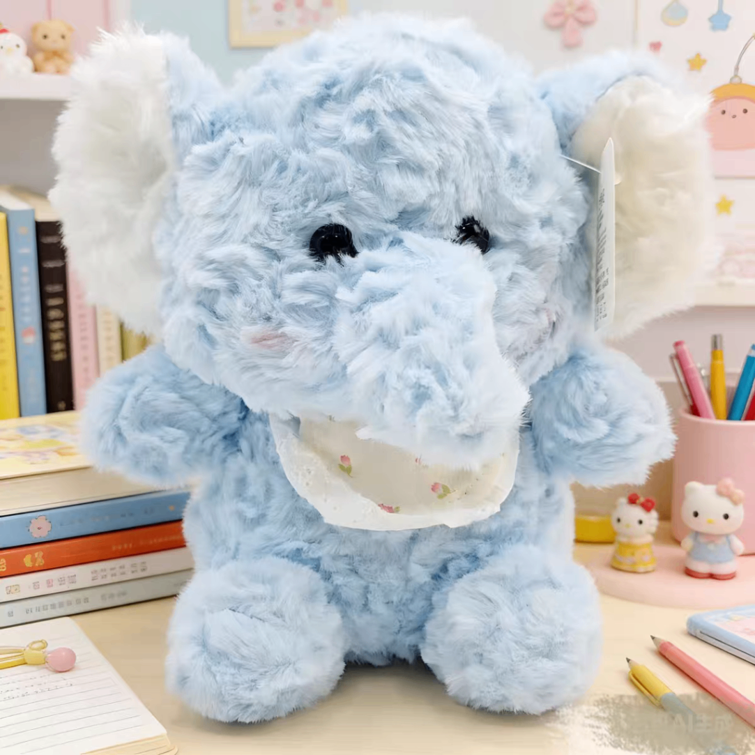 Gấu bông nhỏ voi xanh 1134