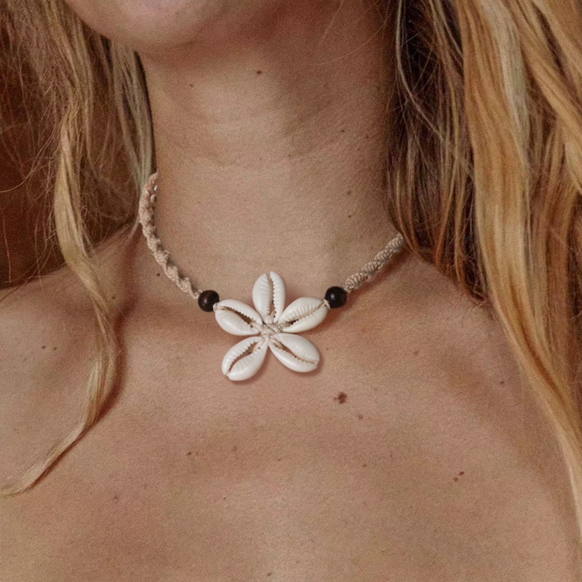 Vòng cổ hoa vỏ sò 251