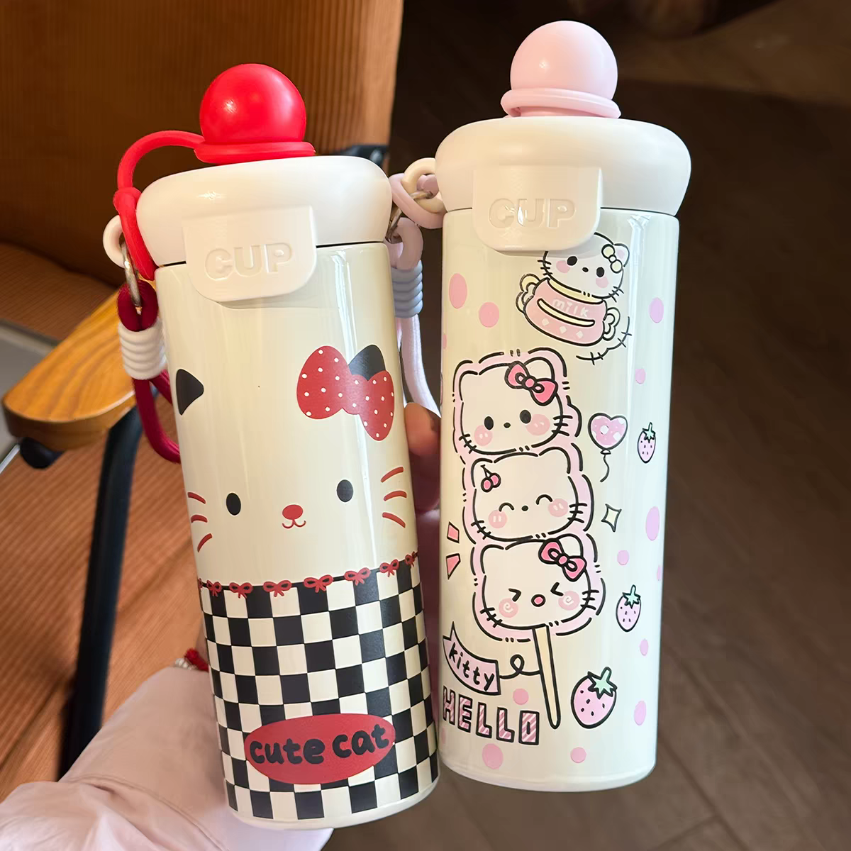 Bình nước giữ nhiệt hello kitty 320