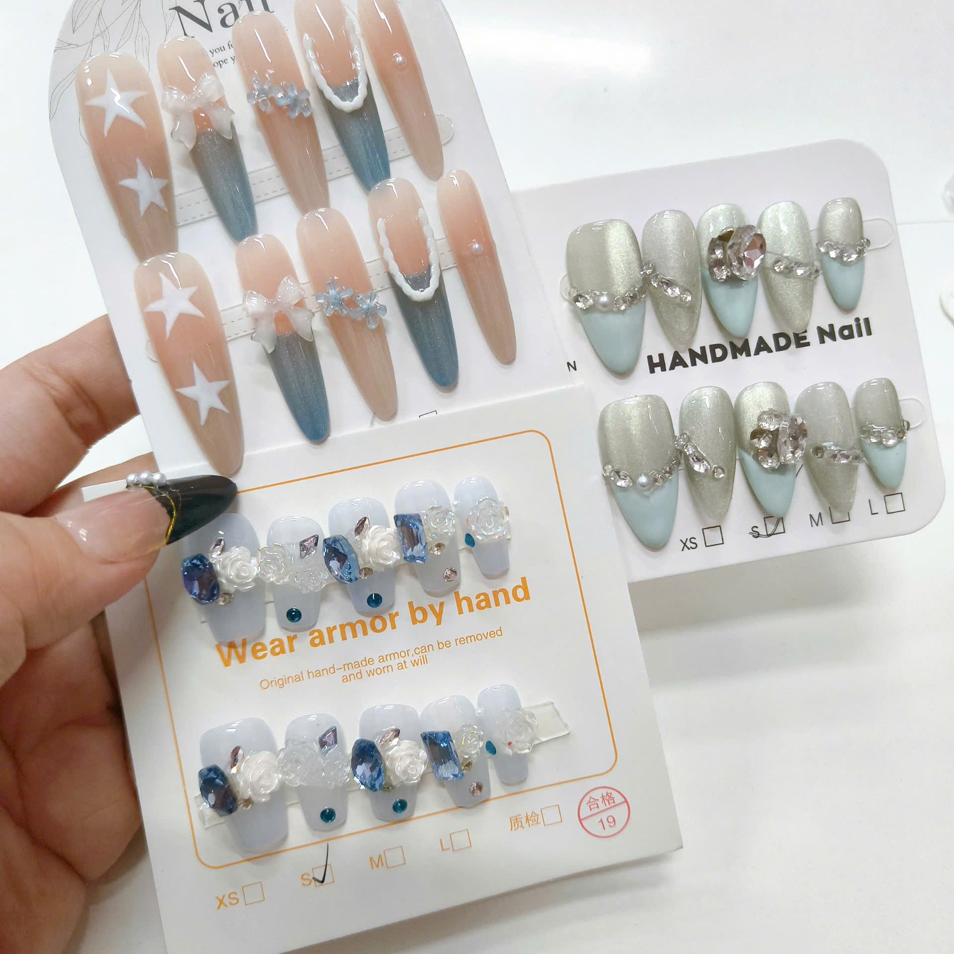 Bộ 10 móng tay giả thiết kế 1849