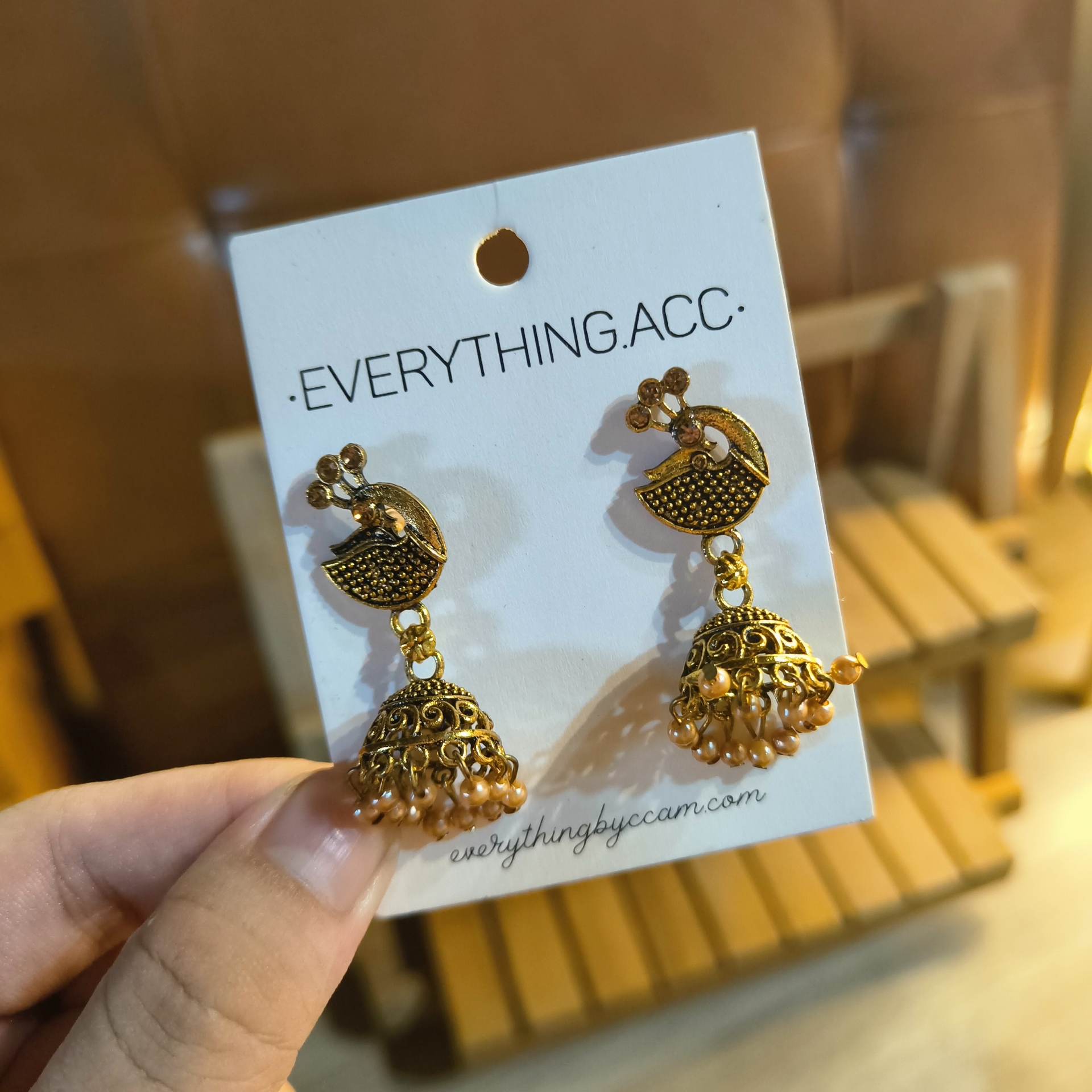 Bông tai Ấn Độ công chuông 2015