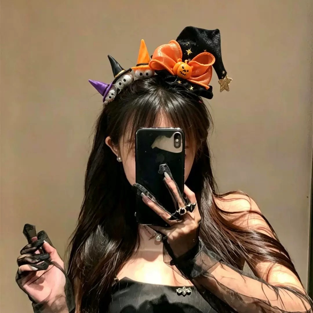 Cài halloween mũ chóp yêu tinh 2037