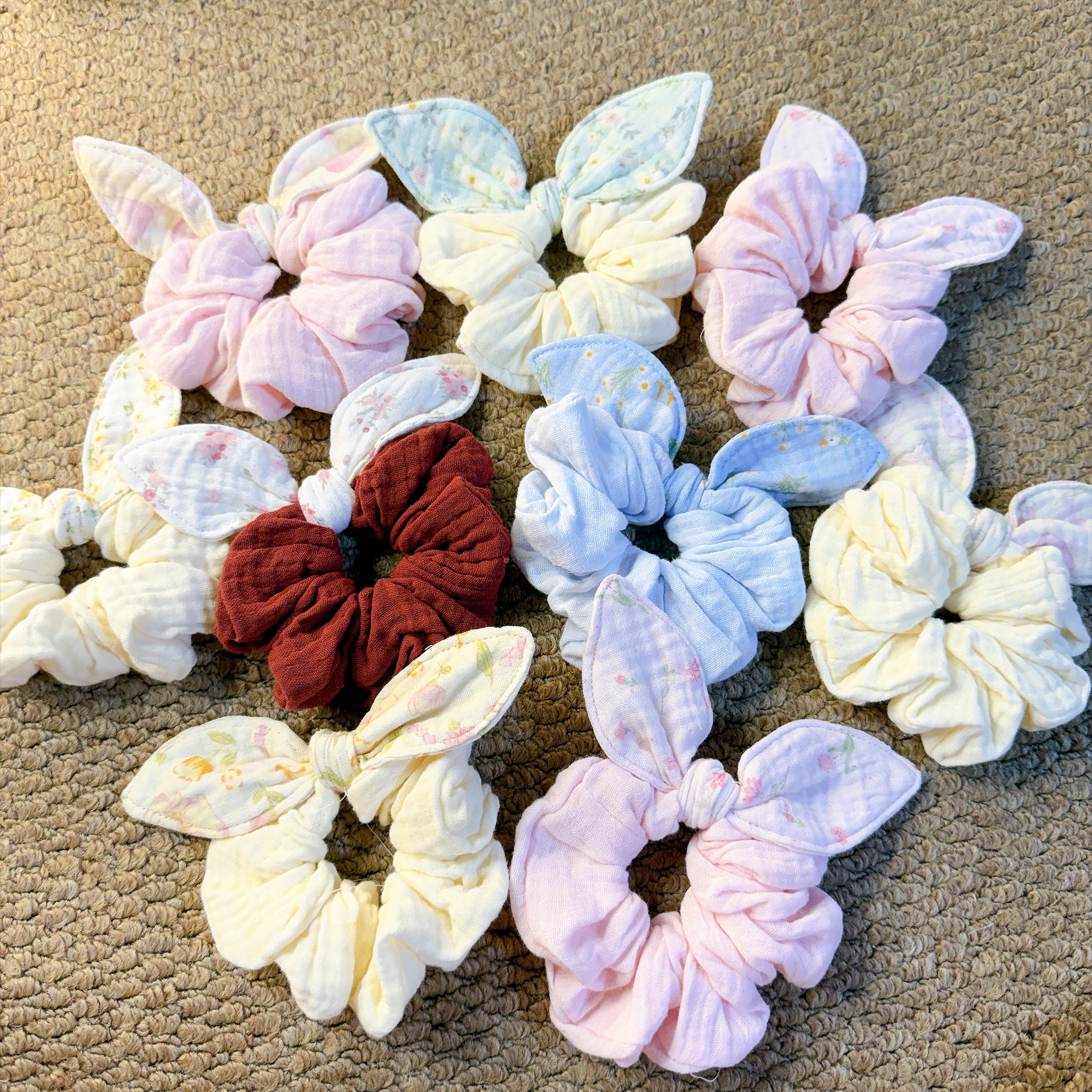 Cột scrunchies tai thỏ 5125