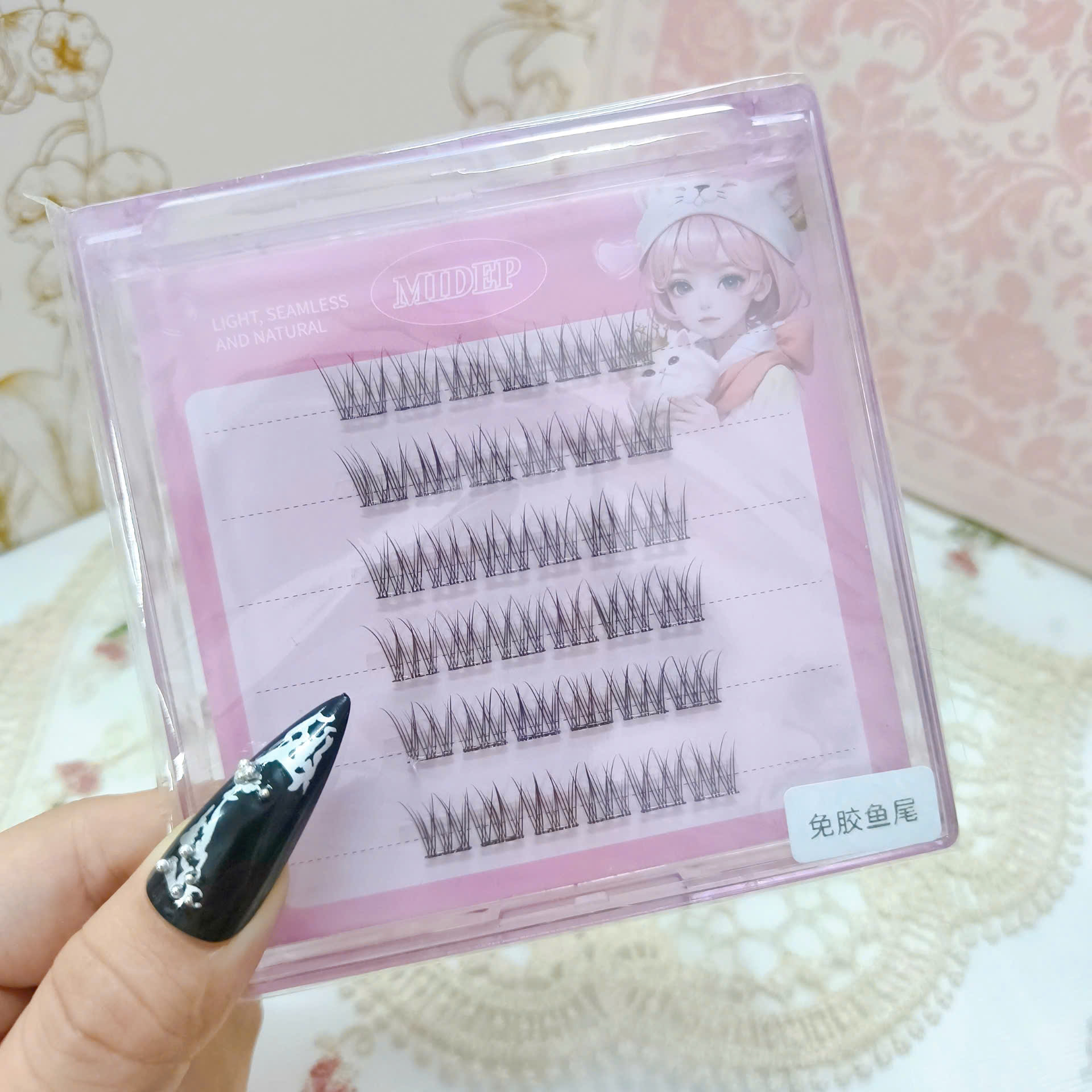 Keo sẵn- Set mi cụm đuôi cá 1728