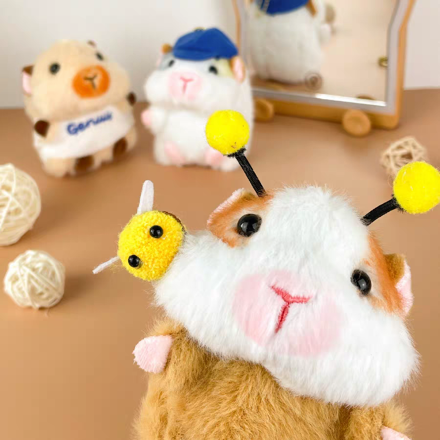 Móc khoá bông hình chuột hamster 1016