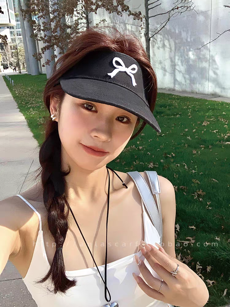 Mũ nửa đầu thêu nơ 1446