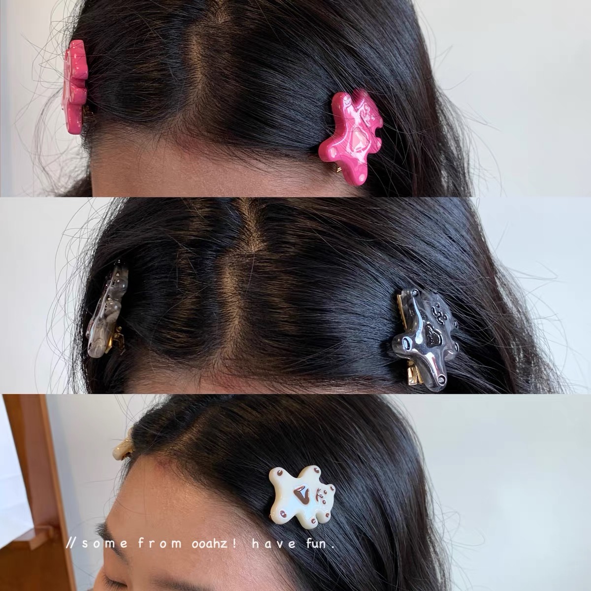 Set 2 kẹp gấu 1936