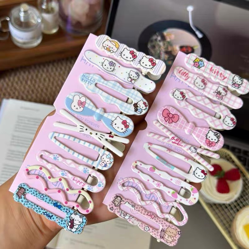Set 2 kẹp mỏ vịt hello kitty các mẫu 5101