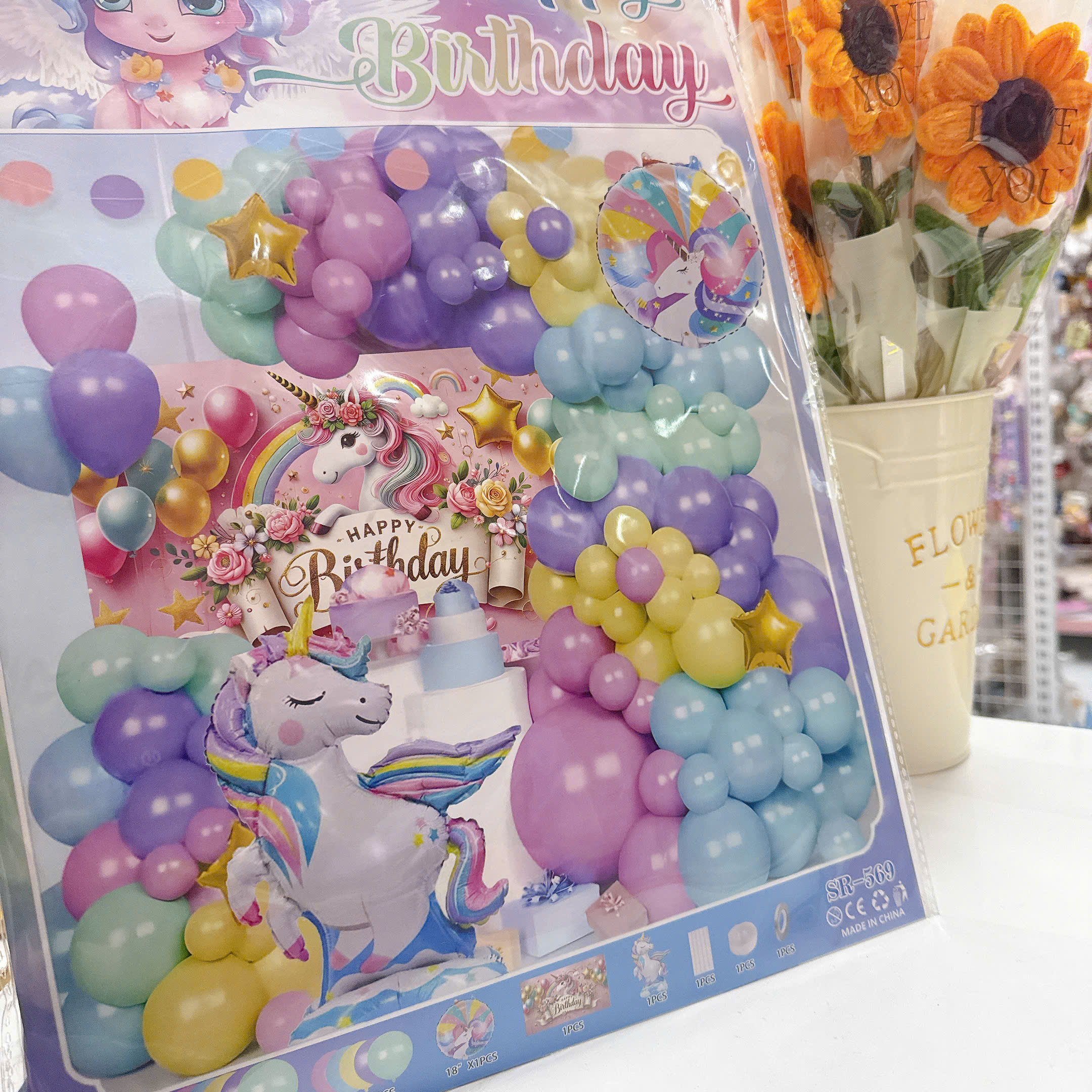 Set sinh nhật ngựa pony 285