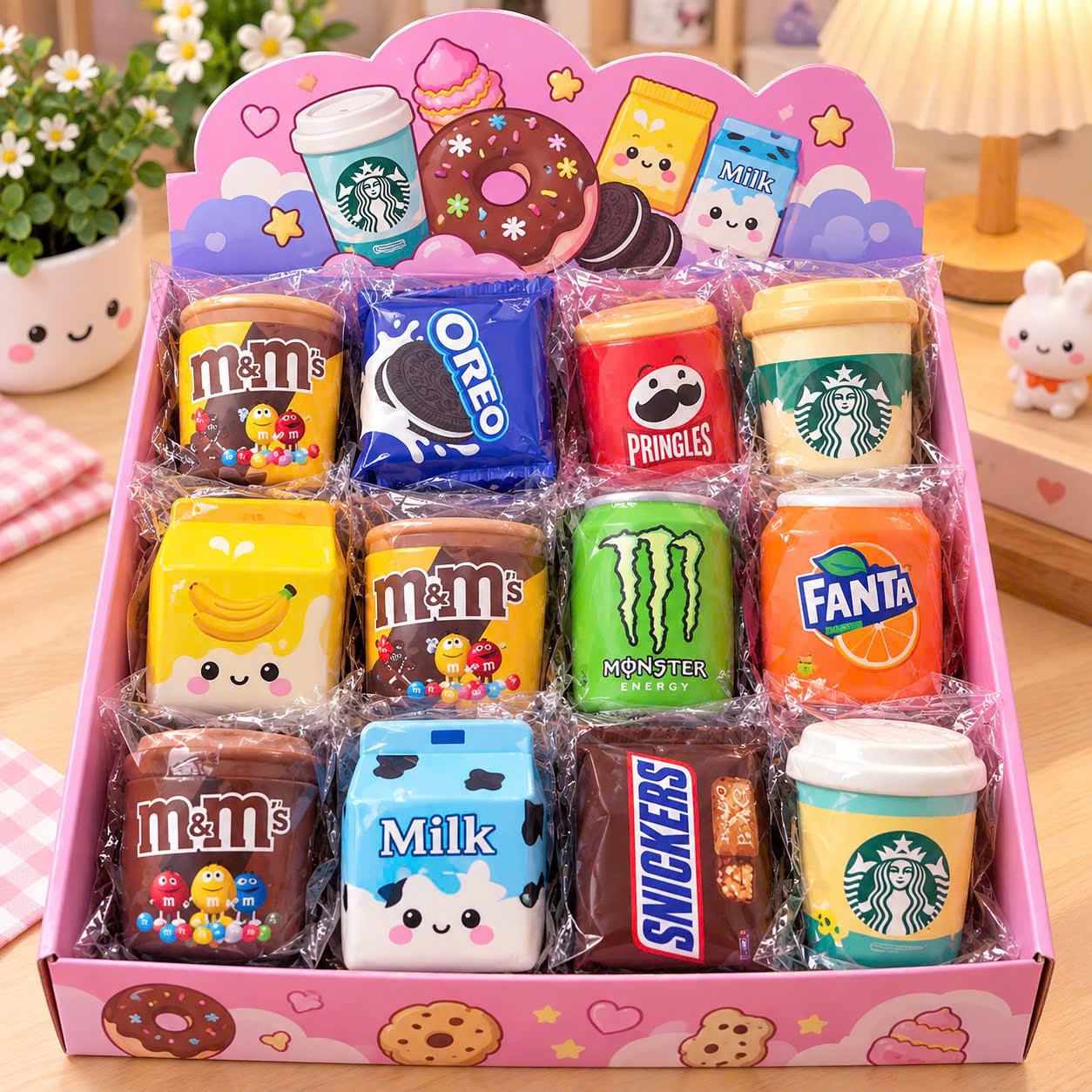 Squishy bánh kẹo ly nước 716