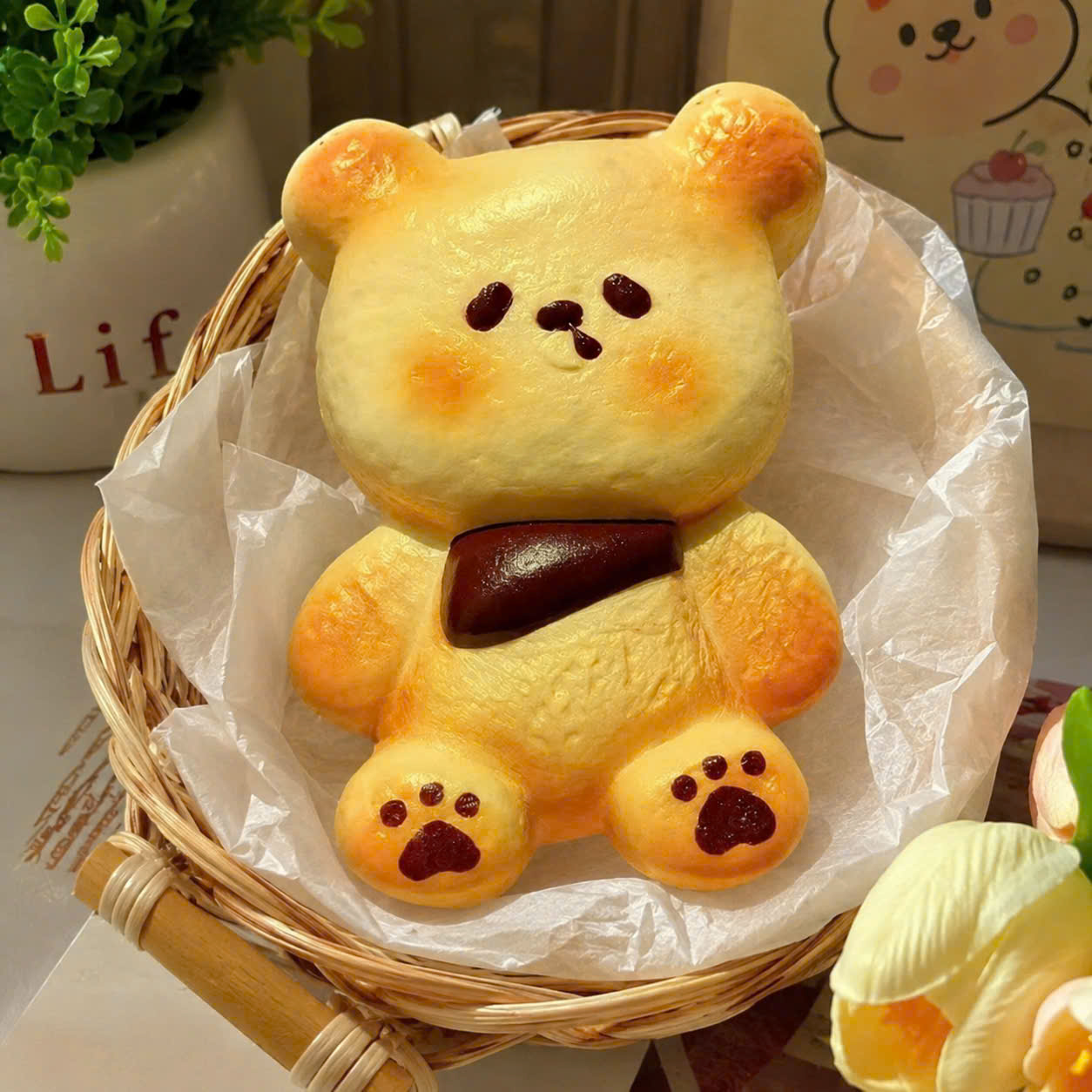 Squishy bánh mì gấu 704