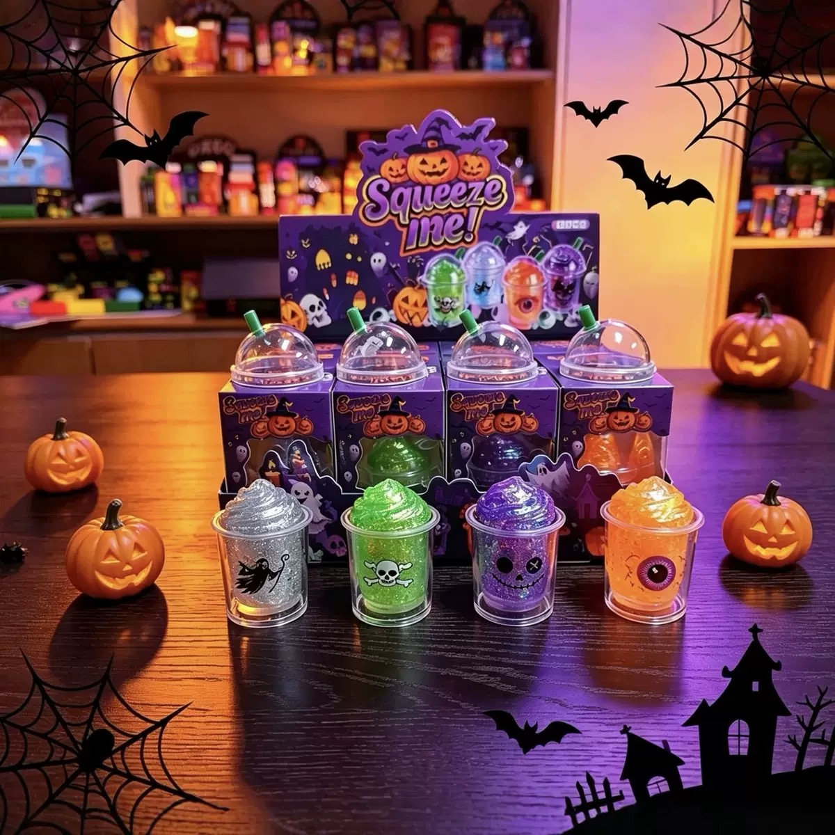 Squishy cốc nước Halloween 737