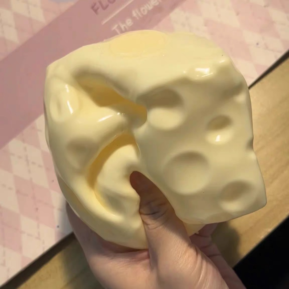 Squishy phô mai vaseline 7cm 728