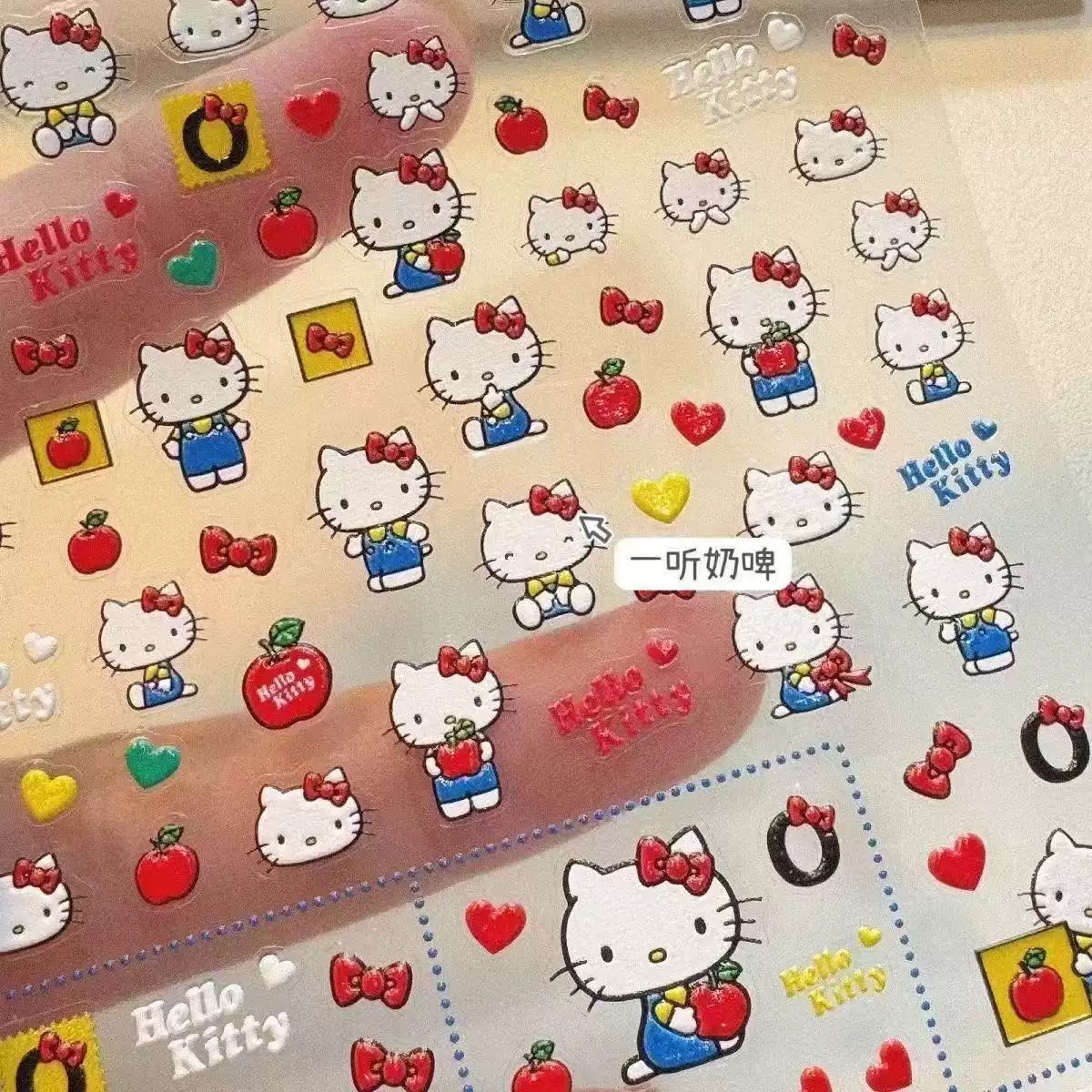 Sticker dán móng hello kitty 1967